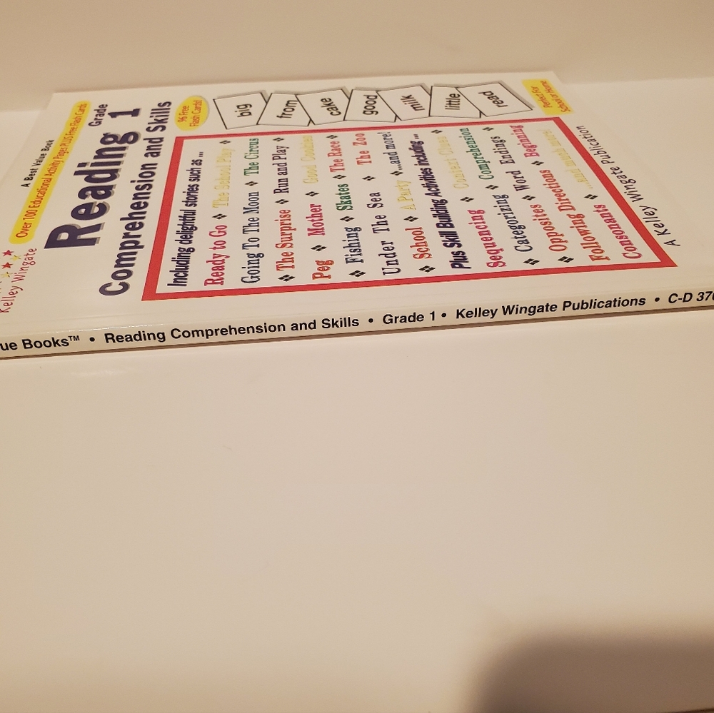 Reading Comprehension and Skills Book  Grade 1 - Picture 3 of 9